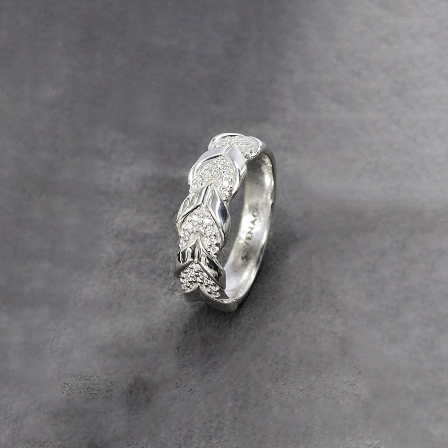 Diamond Lace Wedding Ring